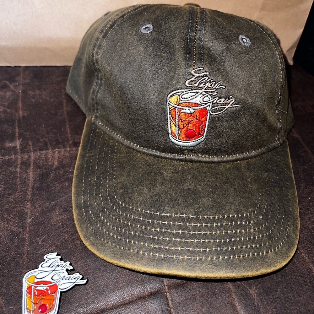 Elijah Craig Whiskey Merch Bundle Cap + Pin